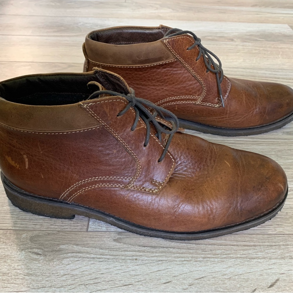 Rare Leather Johnston and Murphy Boots, size 9 1/2